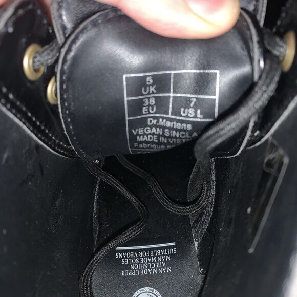 Dr Martens Women's Sinclair Vegan Platform Quad Retro Black Oxford US 7 - Picture 6 of 8